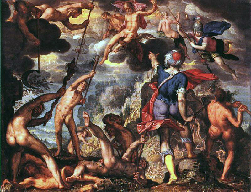 Battle Between Gods and Titans